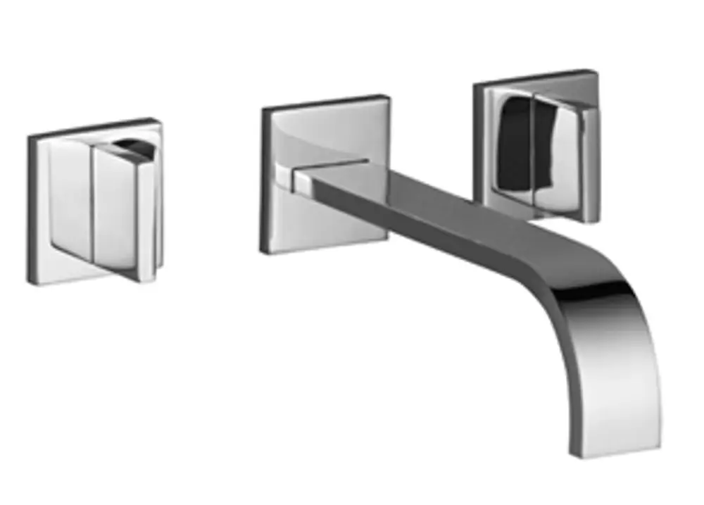 Dornbracht-MEM-Waschtisch-Wandbatterie-ohne Ablaufgarnitur-Ausladung 200mm-Dark Chrome, 36712782-19 Galeriebild 1